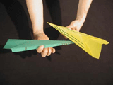 click here to learn how to make paper airplanes